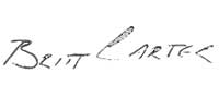 Britt Carter signature